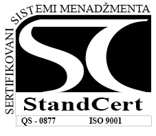 Stand Cert ISO 9001