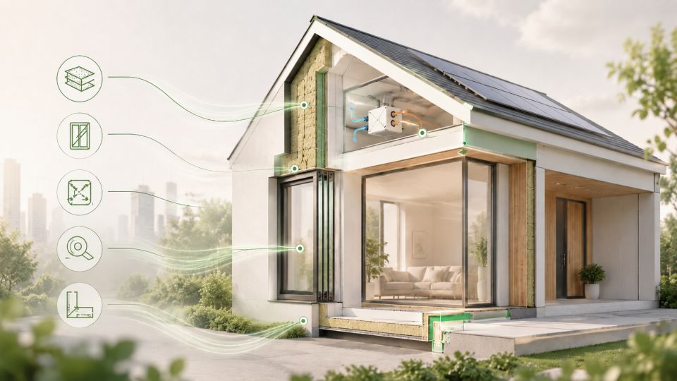 5 principa pasivne gradnje - temelj energetski efikasne kuće